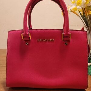 Michael Kors Fuchsia Satchel